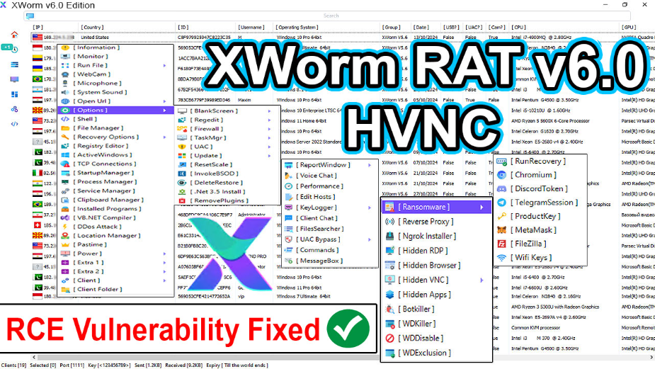 xworm hvnc rat